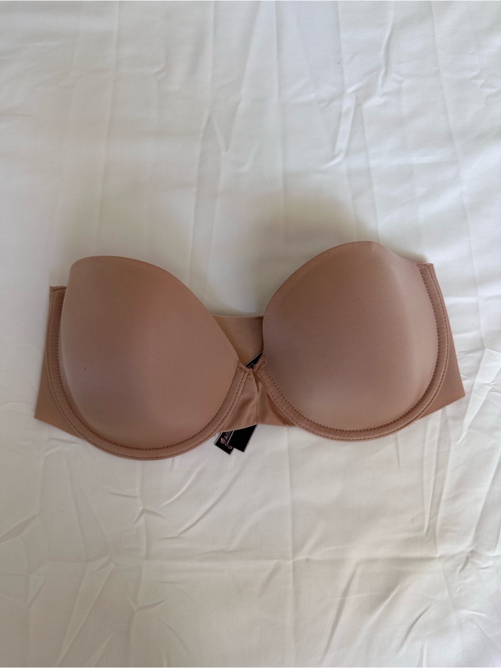 Victoria's Secret Strapless Bandeau Bra in Light Beige